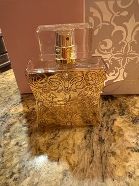 Lace perfume in decorative bottle